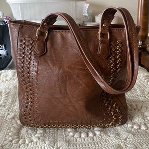 Madison West Faux Leather Tote